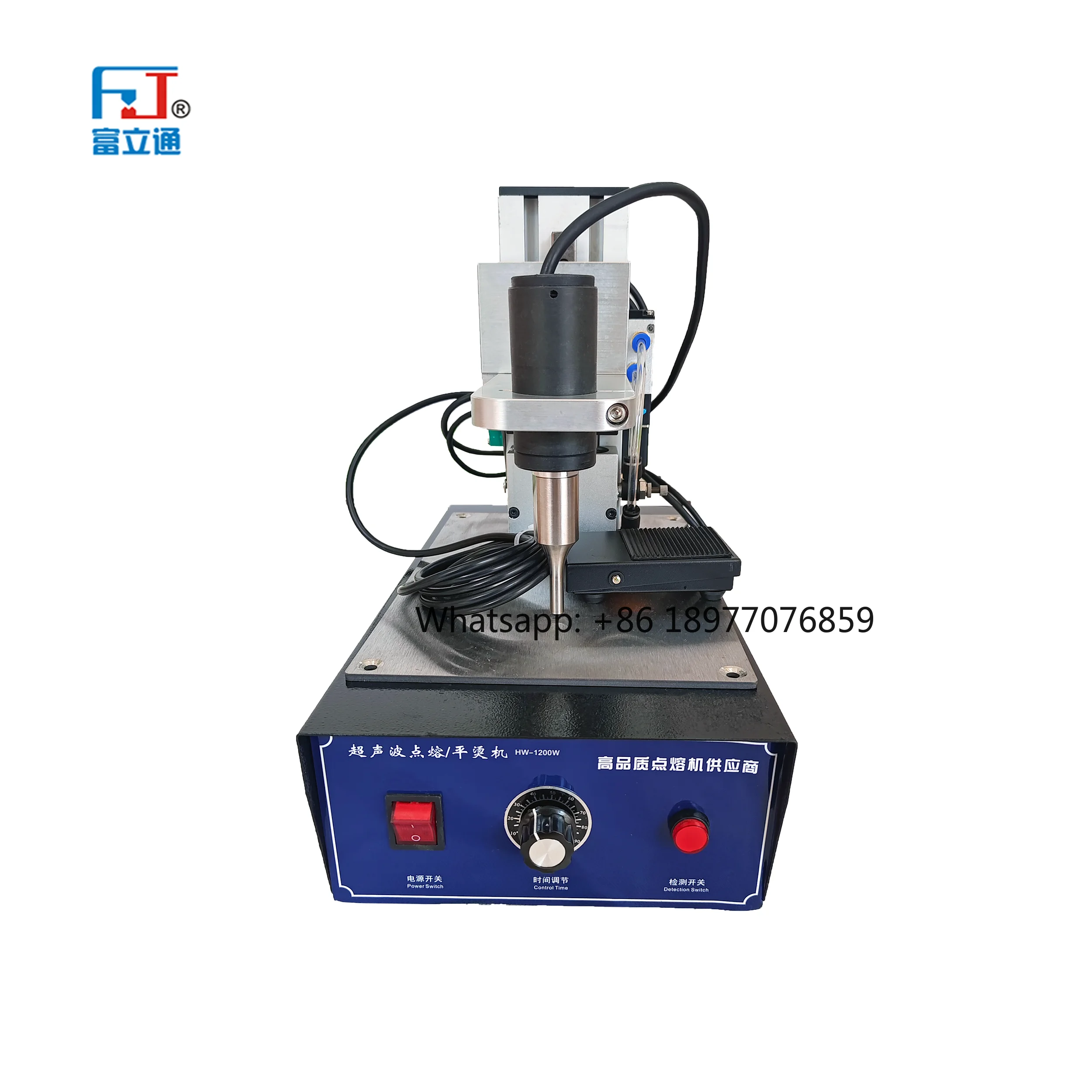 Portable Mini Handheld Ultrasonic Spot Welder New Condition Manual Ultrasonic Plastic Welding Machine For Mask & Ear Loop