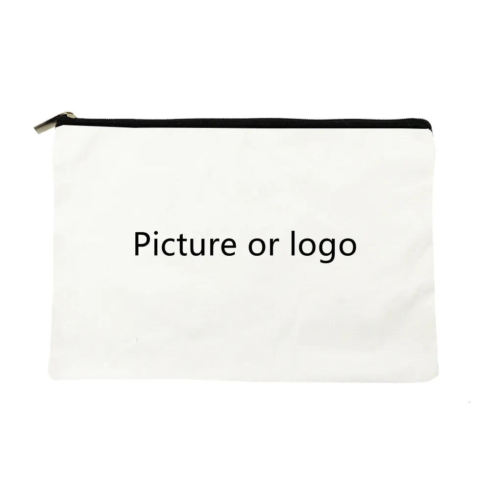Persönliche individuelle DIY Logo Make-up Tasche Student Bleistift Make-up Taschen Reisetaschen Kosmetiktasche Toilettenartikel Organizer Damen Aufbewahrung – Detail 4