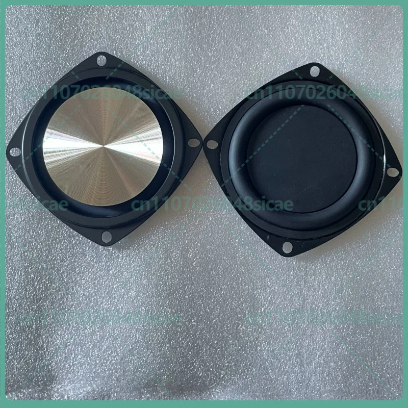 

2-8pcs 3 Inch 78mm CD Pattern Bass Radiator, Iron Frame Reverse Edge Resonance Diaphragm for Speaker DIY