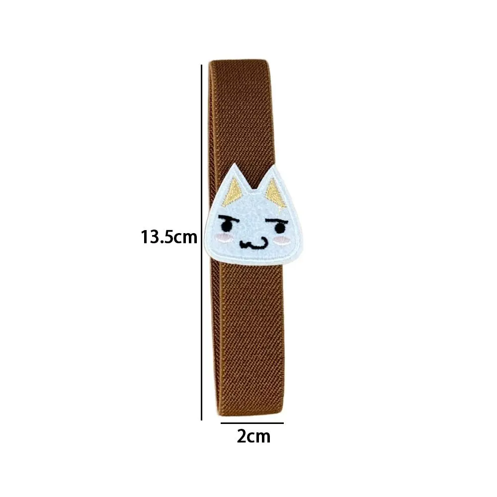 Creative Cartoon Kitten Notebook Straps Elastic Loose-leaf Notebook Band Binding Rope Binder Strap DIY Decoration