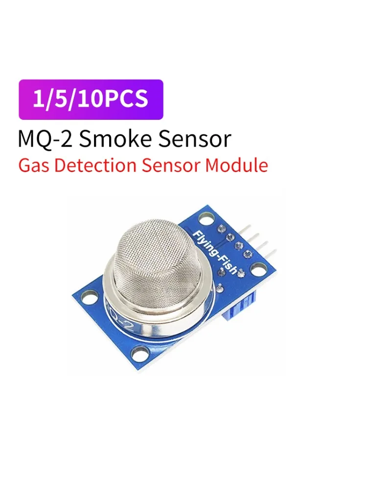 1/5/10 sztuk – moduł czujnika gazu MQ-2, wykrywający dym, gaz LPG, butan i wodór, do Arduino. — zdjęcie produktu 6