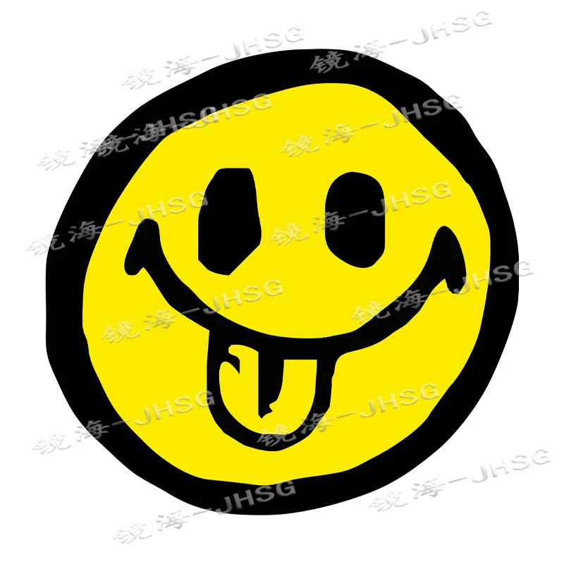 Happy Expression Tongue Sticking Sticker for Cars,Scooters, Camping Cars, Bumpers, Laptops, Stickers