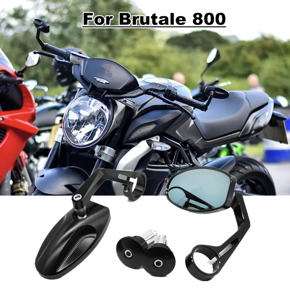 Motorcycle Handlebar Rear View Mirror For MV Agusta Brutale 800 Brutale 800RR 2013-2024 CNC Handlebar Mirror