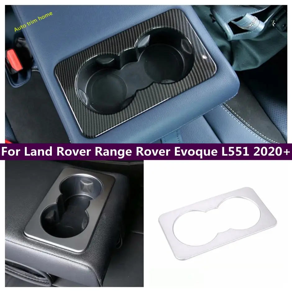 

Console Center Front / Rear Seat Water Cup Holder Decor Panel Cover Trim Fit For Land Rover Range Rover Evoque L551 2020 - 2023