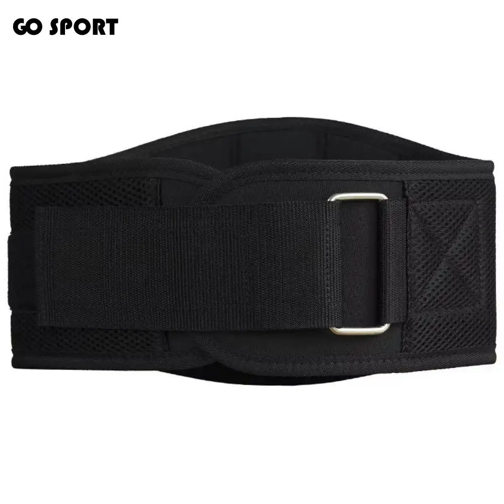 

Professional Weight Lifting Belt Adjustable Thicken Fitness Lumbar Support Full Range Protection Metal Buckle