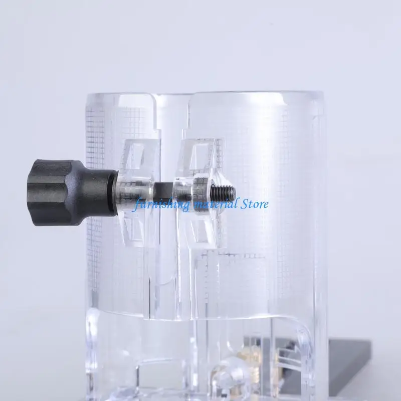 

Y5GD Heavy Duty Trimmer Rounder Backing Base Woodworking Circle Cutting Jig High Hole Opener with Base