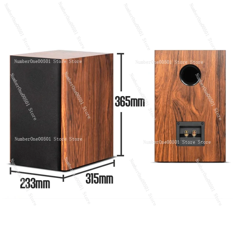 خزانة مكبر صوت فارغة ممتازة مقاس 6.5 بوصة، حاوية رف كتب من الدرجة الاحترافية لمكبرات الصوت السلبية ذاتية الصنع، بناء من الخشب الصلب