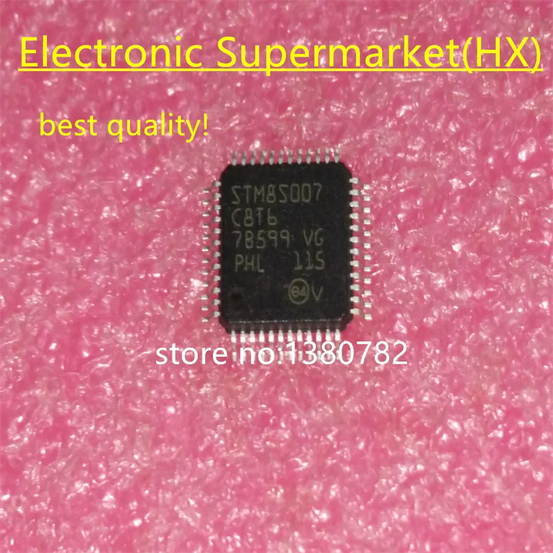 Spedizione gratuita 10 pezzi-50 pezzi muslimate STM8S007 QFP-48 IC In stock!