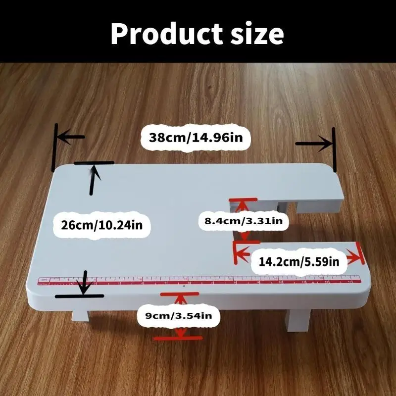 Plaque d'extension table machine à coudre F92F Plaque machine à coudre pour support accru espace idéal pour