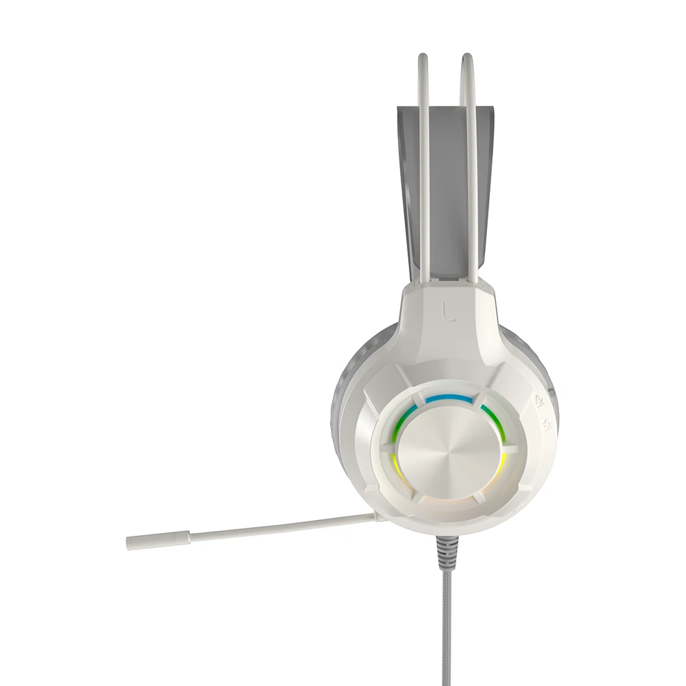 Cuffie cablate cuffie da gioco con microfono a cancellazione di rumore a luce LED per laptop PS4 PS5 accessori per giochi per Computer IPad