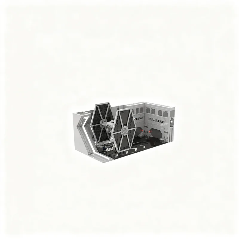 8748pcs MOC Star Battle SW Imperial Hangar Rogue One Death Star UCS Imperial Fighter Included Model Building Blocks Art Display