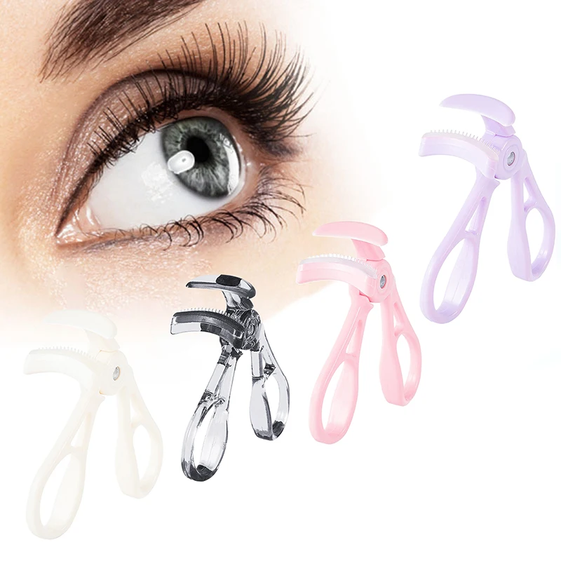 【M】1PC Plastic Eyelash Curler Wide-Angle Partial Makeup Eyelash Curler Cosmetic Clip Lash Lift Tool Eyelash Clamp Comb