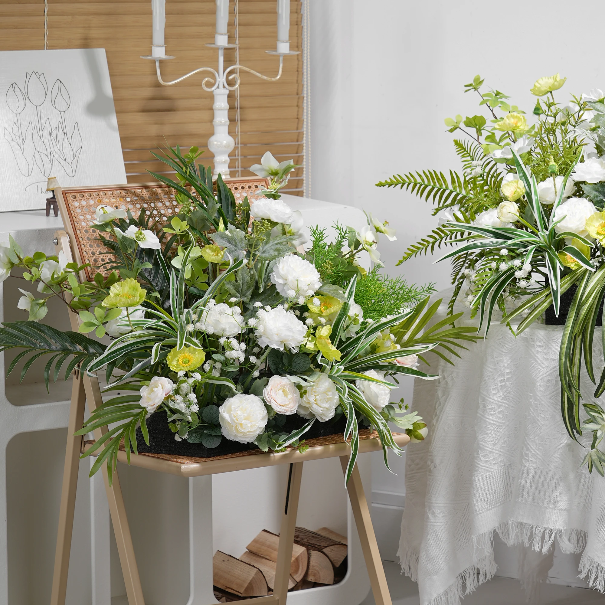 

Искусственный искусственный цветок, украшение для банкета, конференц-зала, круглое украшение для обеденного стола, украшение стола