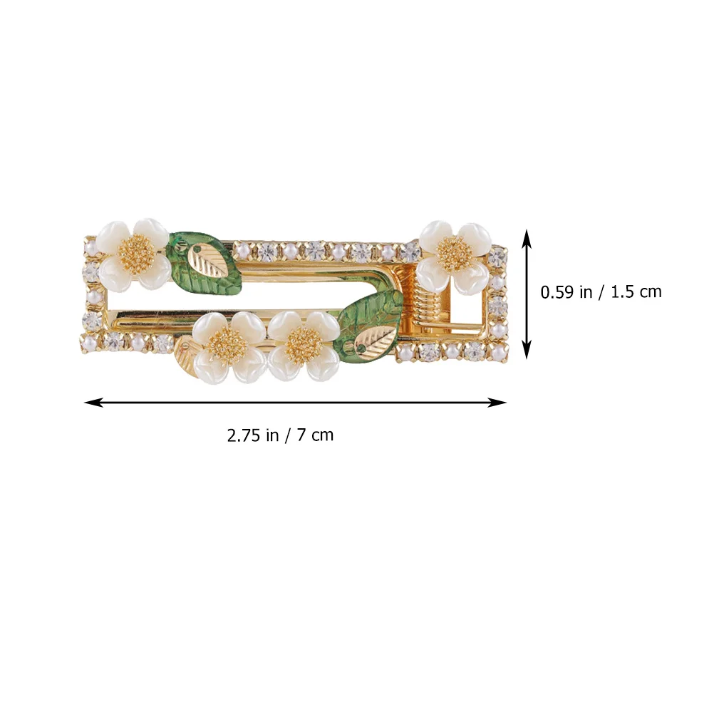 

3pcs Flower Hairpins for Women Exquisite Hair Clips Wedding Guest Accessories Synthetic Pearl Headpiece Chic Hair for Women