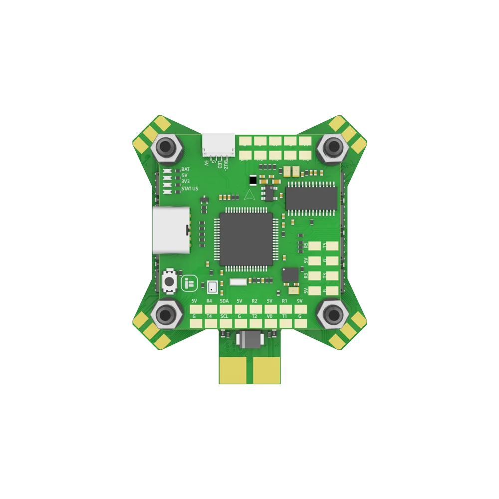 IFlight BLITZ F7+E55 플라이트 스택 싱글 팩, STM32 F722 FC + G071 MCU 55A 4in1 ESC 2-6S 리포 입력 내장 바로미터 및 OSD