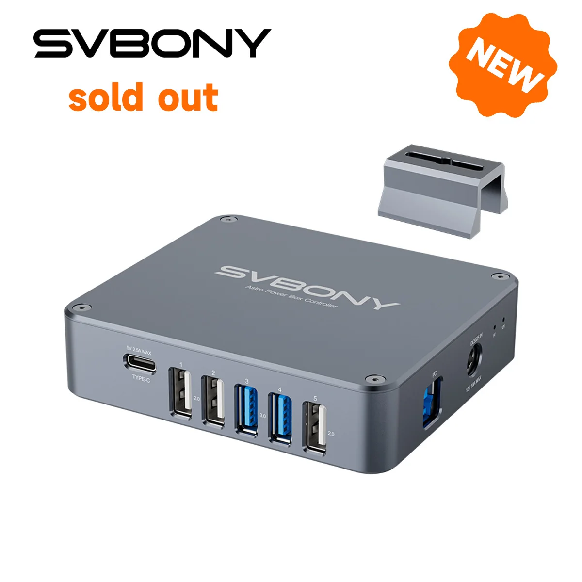 Svbony SV241 Pro Astro وحدة تحكم الطاقة USB3.0 + DC Type-C ASCOM تلسكوب فلكي التصوير صندوق إدارة الطاقة
