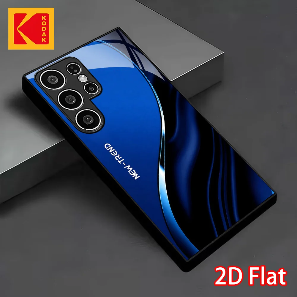 wave pattern phone case, minimalist modern style glass phone case, suitable for Samsung Galaxy S22, S23, S24, S25, S26, A13, A14