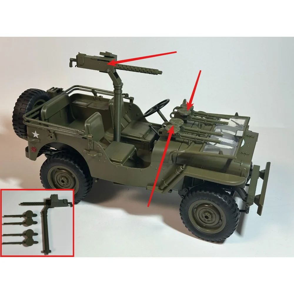RC Crawler Scale Decor Model V2 custom size Hobby Accessory for JJRC C8815 1/10 Off Road RC Car Simulation Decor Part
