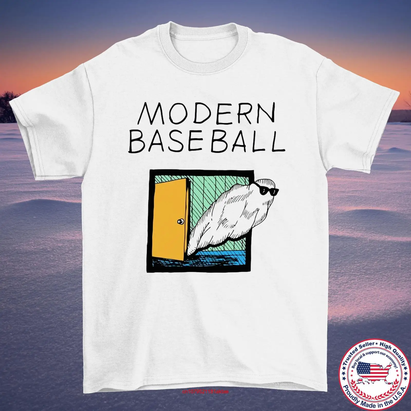 Modern Baseball Band Ghost Funny  T Shirt Full Size S 5XL long or short sleeves