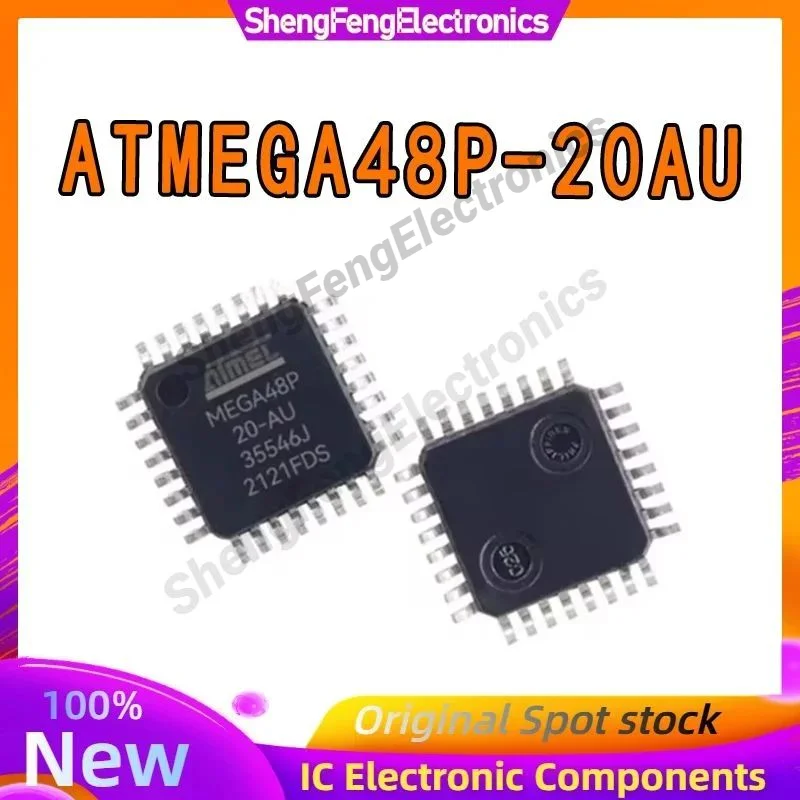 10PCS ATMEGA48P-20AU ATMEGA48P-20 ATMEGA48P ATMEGA48 ATMEGA IC MCU Chip TQFP-32 in stock