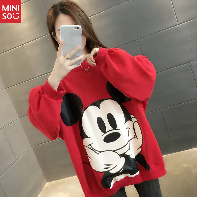 ディズニー プラスサイズ パーカー 3XL、ミッキー フリース ジャケット、レディース ウォームトップ