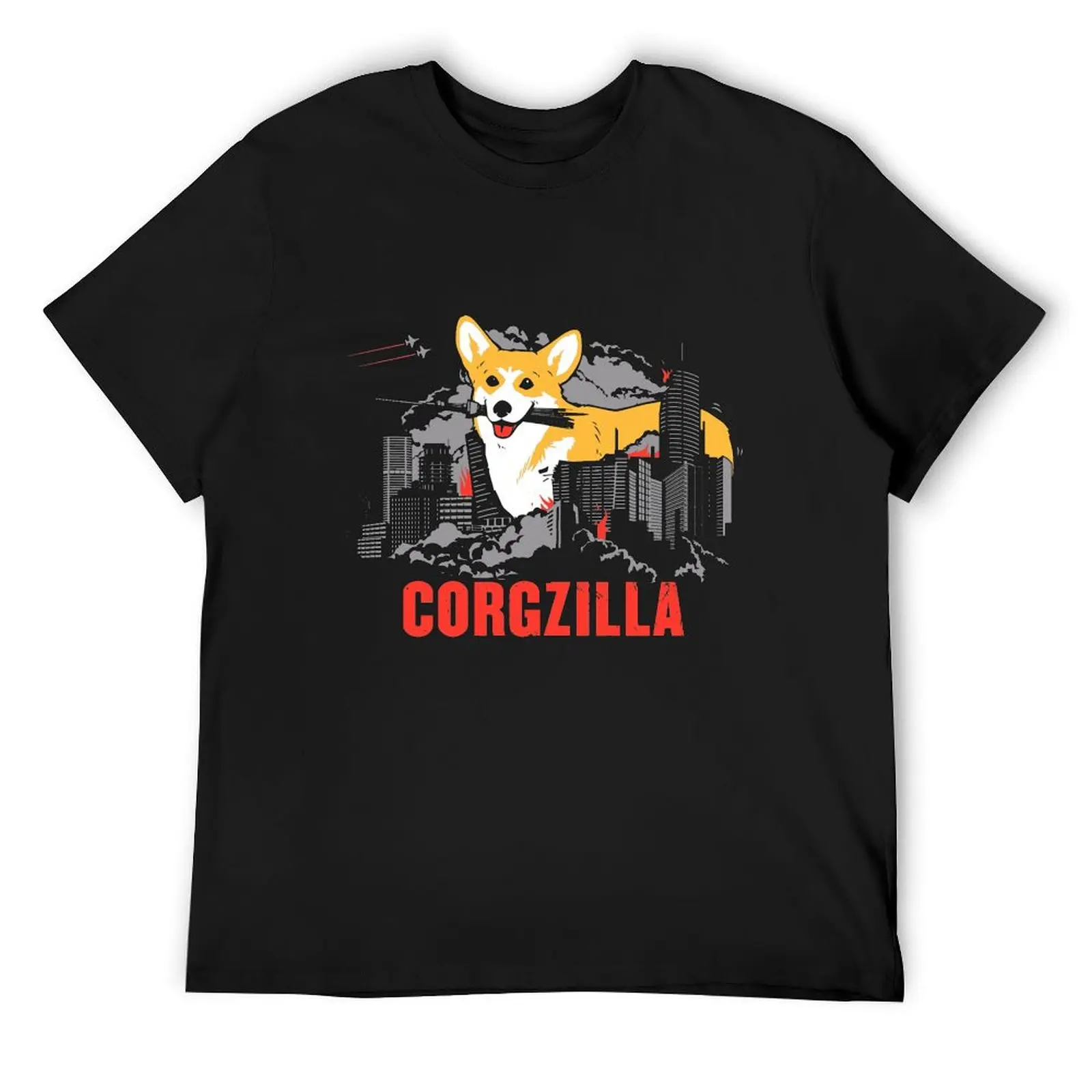 

CORGZILLA T-Shirt anime shirt croswit shirt man street wear sweat shirts, men