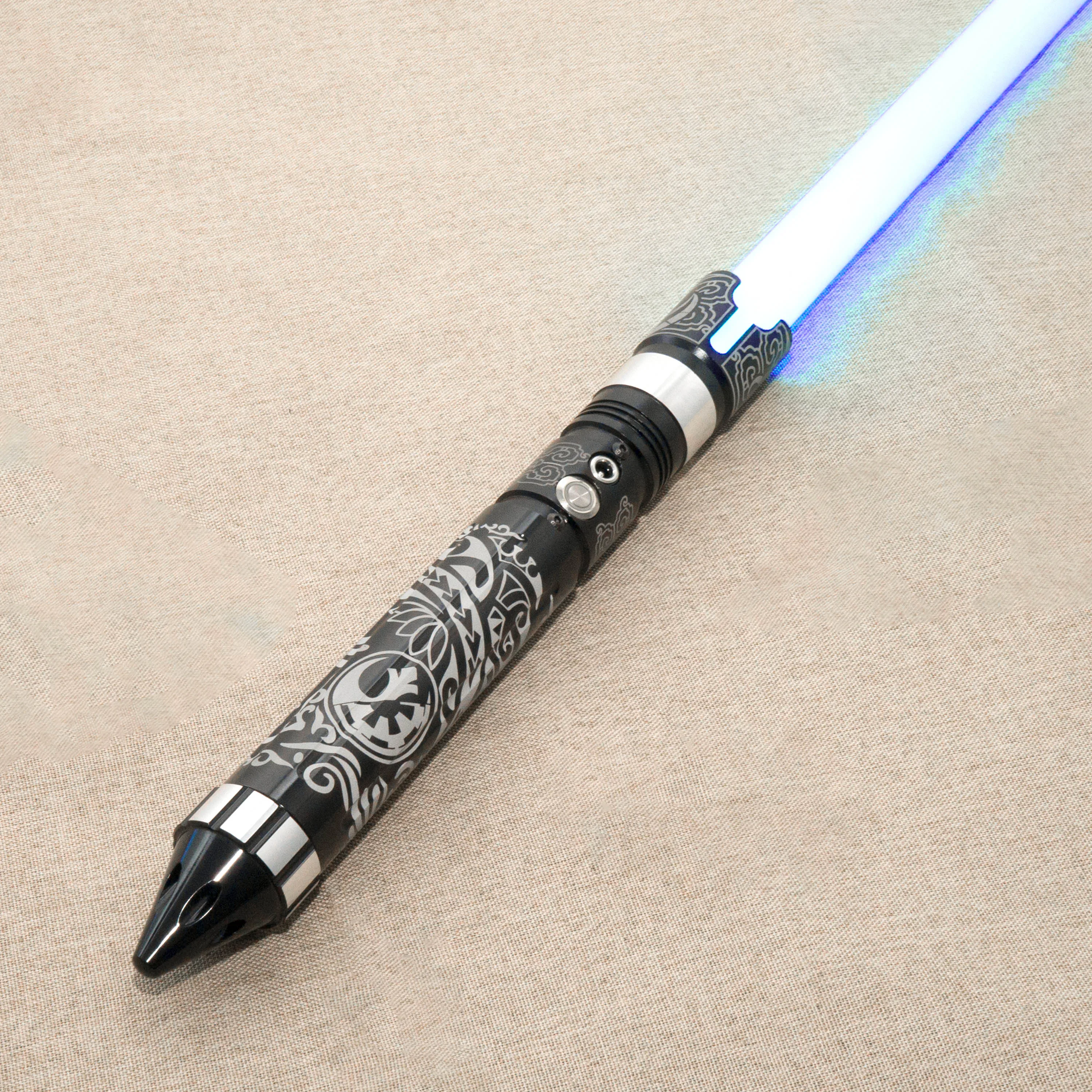 Lightsabers RGB พิกเซลเลเซอร์แกะสลัก Limited Edition ดาบของขวัญ Jedi โลหะ Heavy Dueling Force GLOW NEO PIXEL Luminous