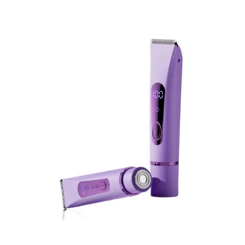 2 in 1 Double Head Dual Bikini Hair Electric Shaver for Women Waterproof Wet & Dry Hair Razors
