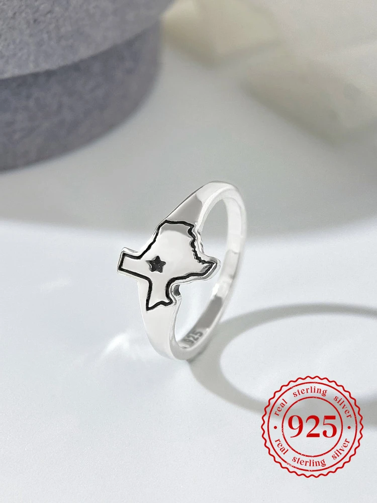 

Винтажные кольца из стерлингового серебра 925 пробы JamesAvery с самодельной звездой, государственные кольца для женщин, помолвка, юбилей, высокое качество, ювелирные изделия, подарок