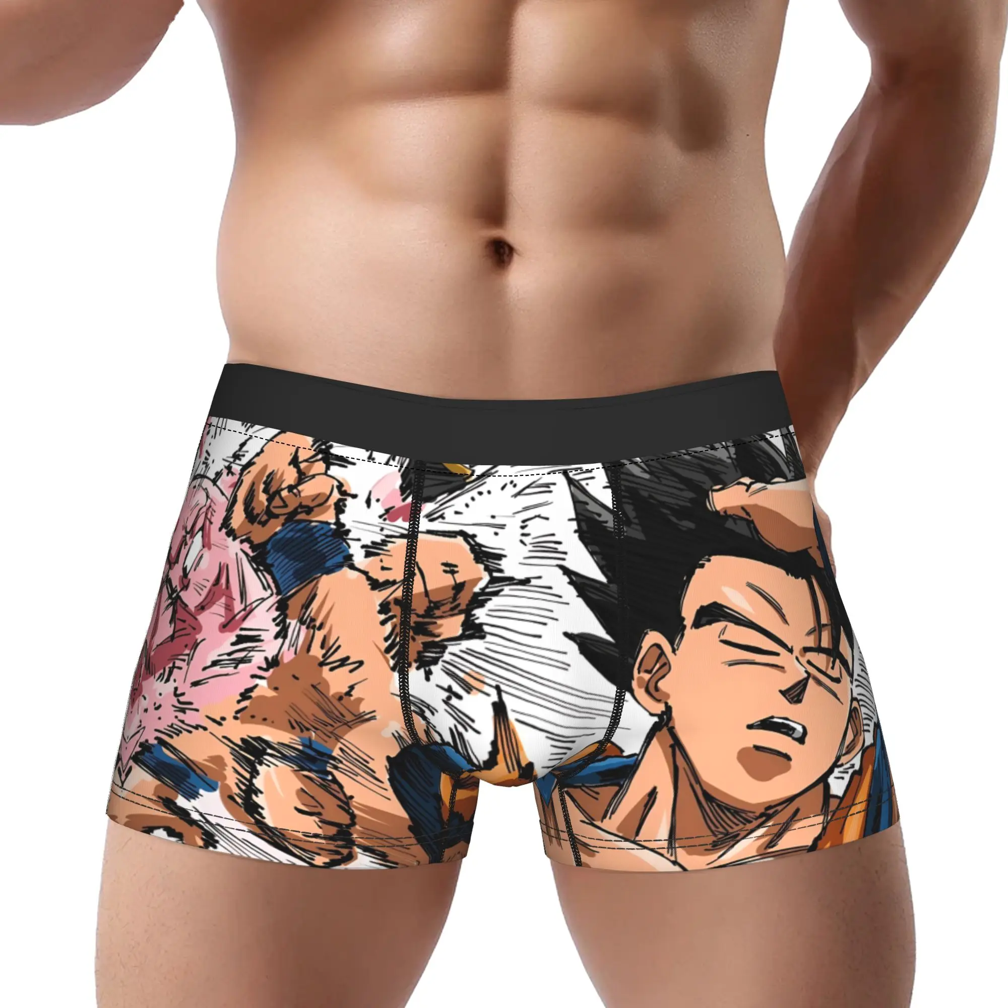 

adults 18 plus Dragon Ball boxers Underpants Breathbale Panties Men's Underwear Print Shorts Boxer Briefs