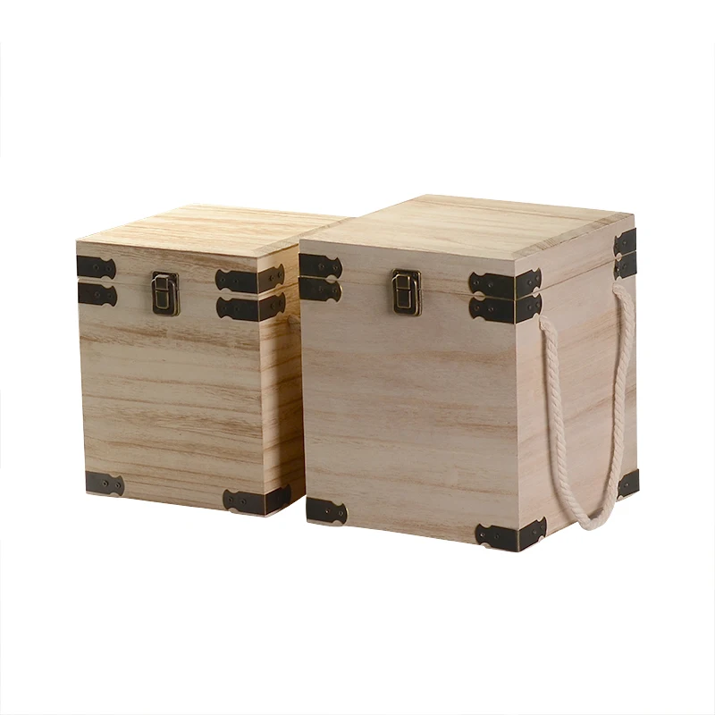 Wood Tea Box, Handicraft Article Storage Box, Gift Packing, Luxury Goods