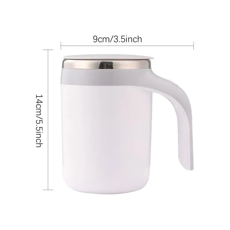 Automatic Stirring Cup Mug Rechargeable Portable Coffee Electric Stirring Stainless Steel Rotating Magnetic Electric Mixing Mug