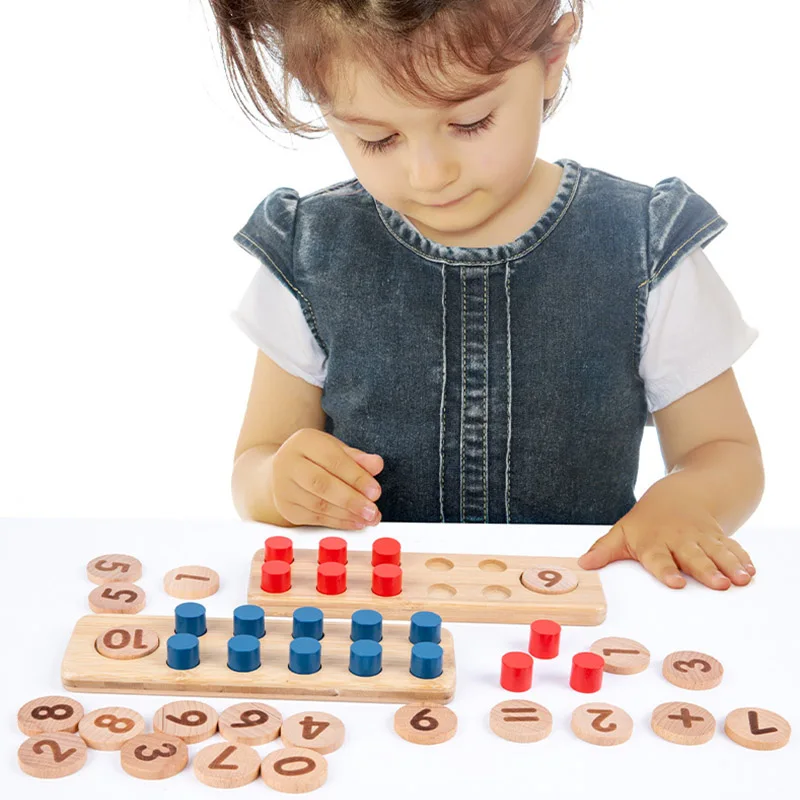 

Number Sense Math Games Kids Early Education Children Count Addition and Subtraction Wooden Learning Resources Educational Toys