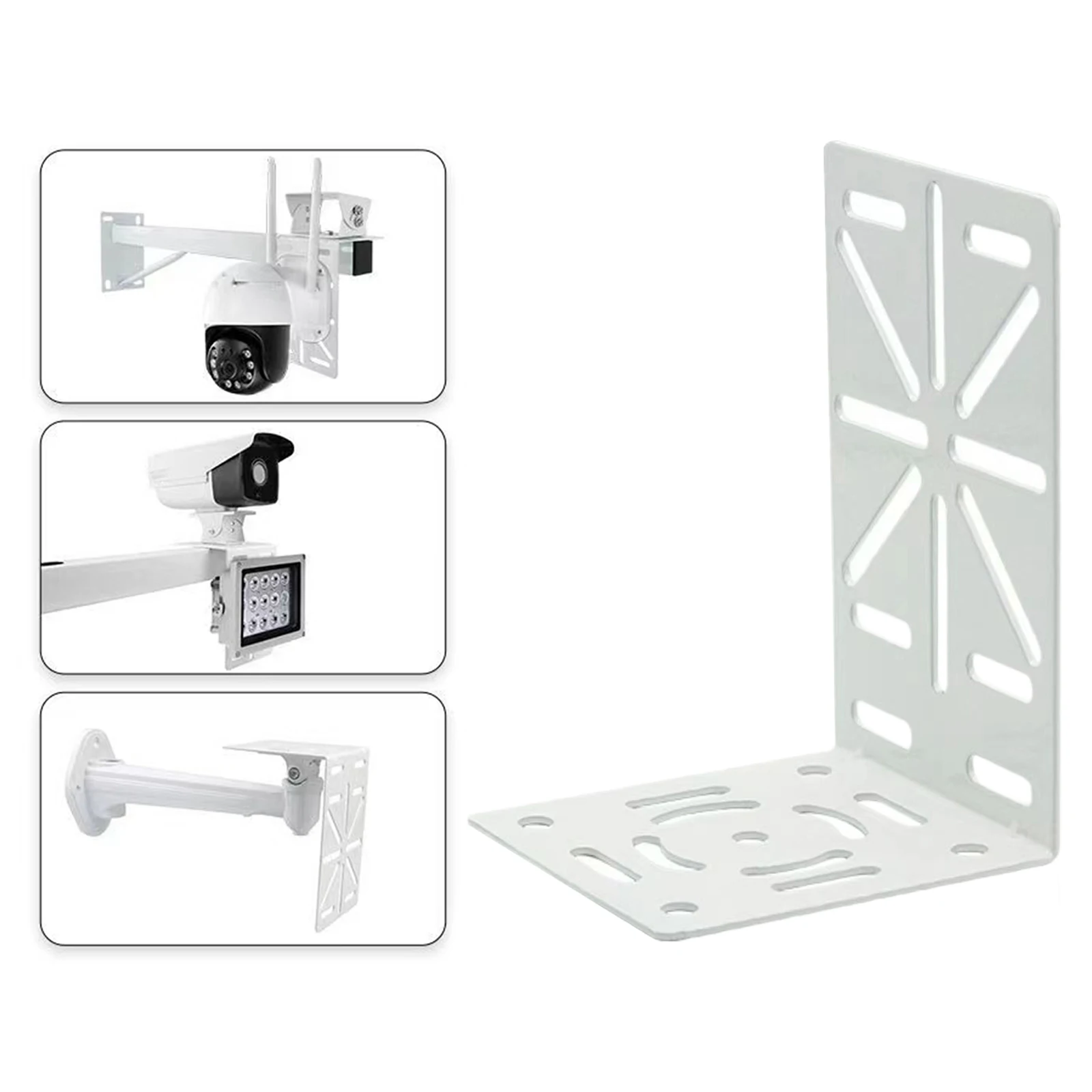 Security Camera Mount Adapter Wall Ceiling Mount Dome Camera Holder L Shaped Camera Bracket for Backyard Door Bedroom Lawn Hotel