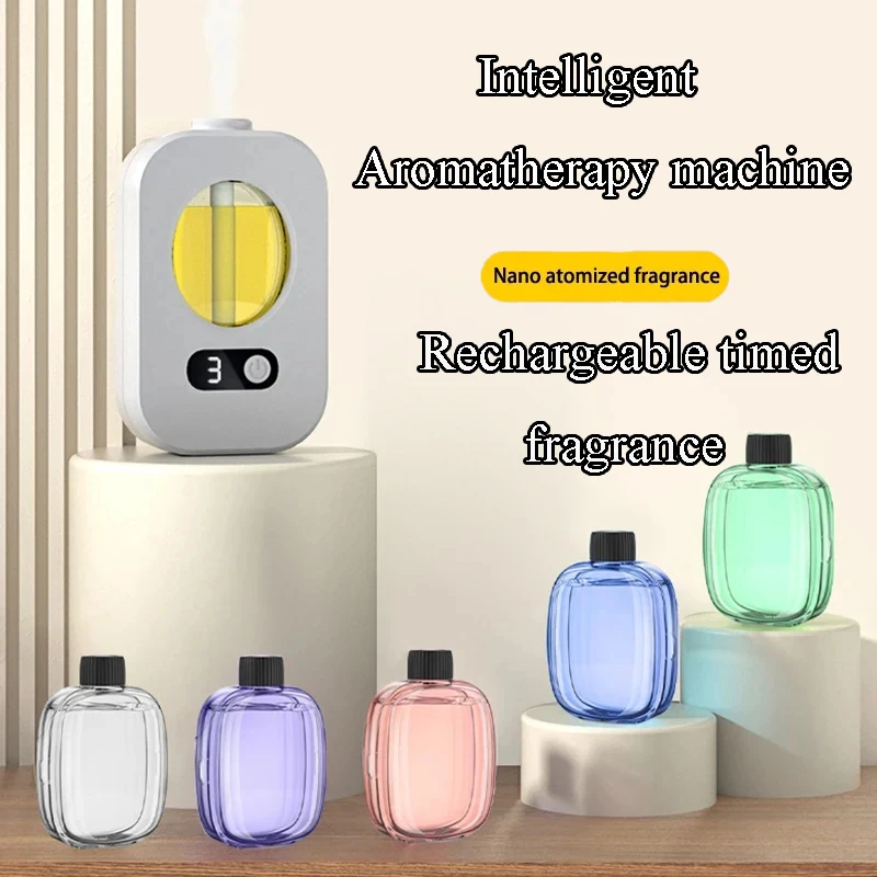 New Automatic Diffuser Aromatherapy Machine Air Fragrance Air Freshener Toilet Bathroom Aroma Essential Oil Dispenser Humidifier