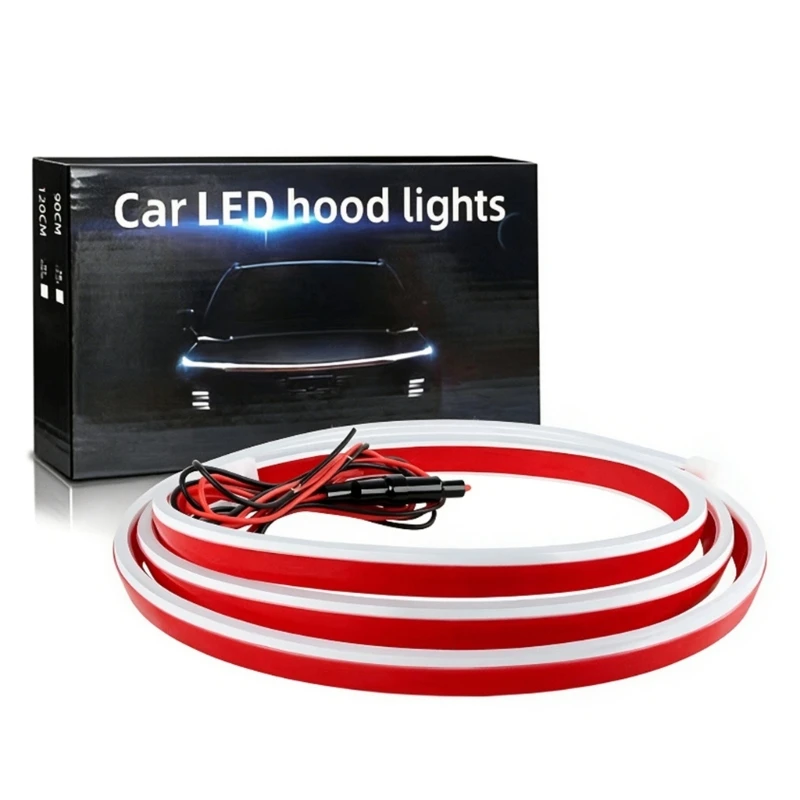 M76E Motorhauben-Akzentbeleuchtung, 71 Zoll flexible dynamische LED-Lampe für 12-V-Fahrzeuge – Detail 1