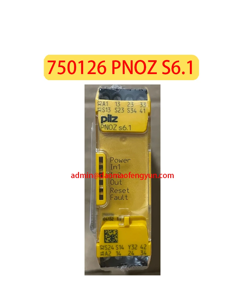 Genuine Original 750126 PNOZ S6.1 Brand new Safety Relays，Fast shipping