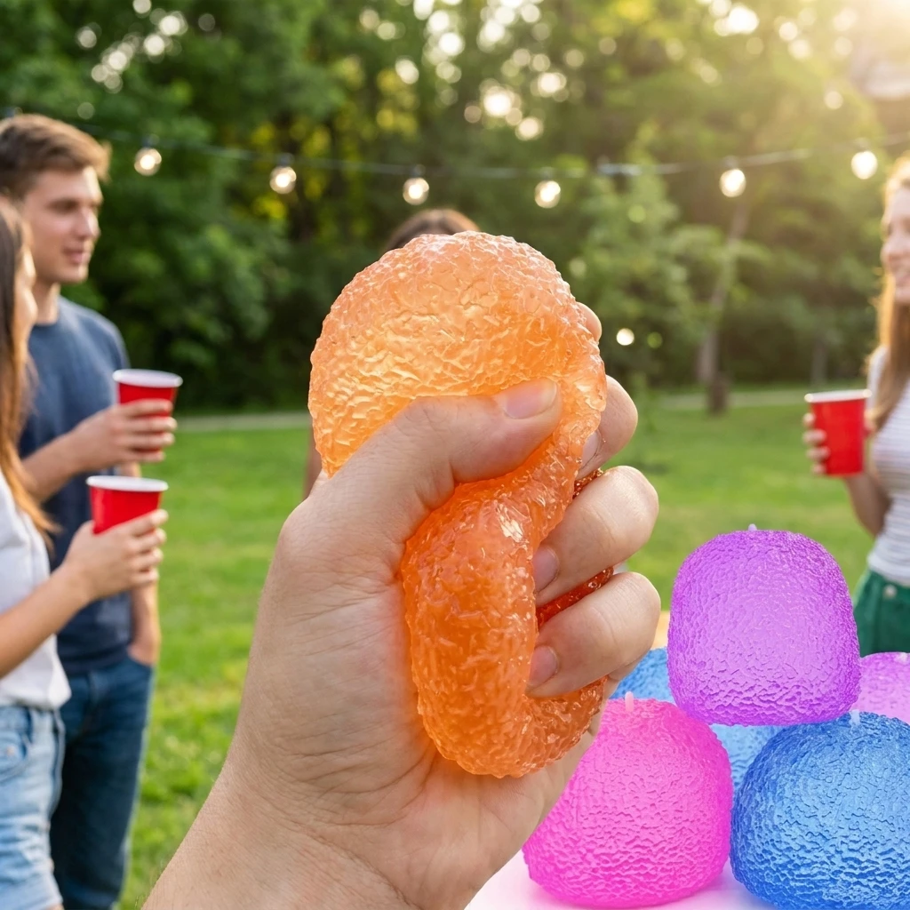1Pc Heavy Duty Candy squishy toy With Box Moldable Super Solid Maltose Gel Filled Squeeze Ball Ultra Slow Rising Hand Grip
