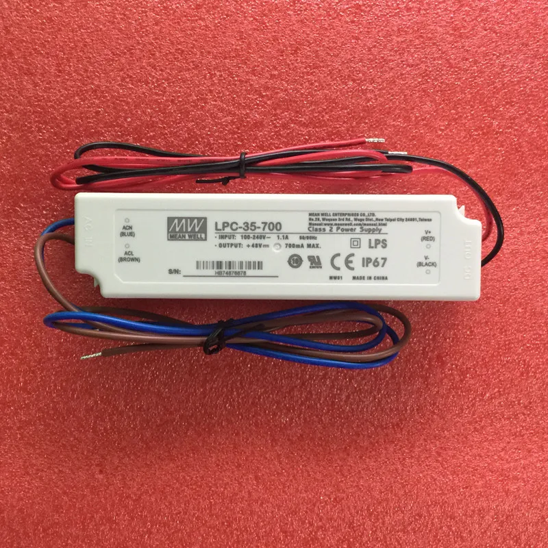 MEAN WELL LPC-35: La mejor opción para conductores LED de corriente constante