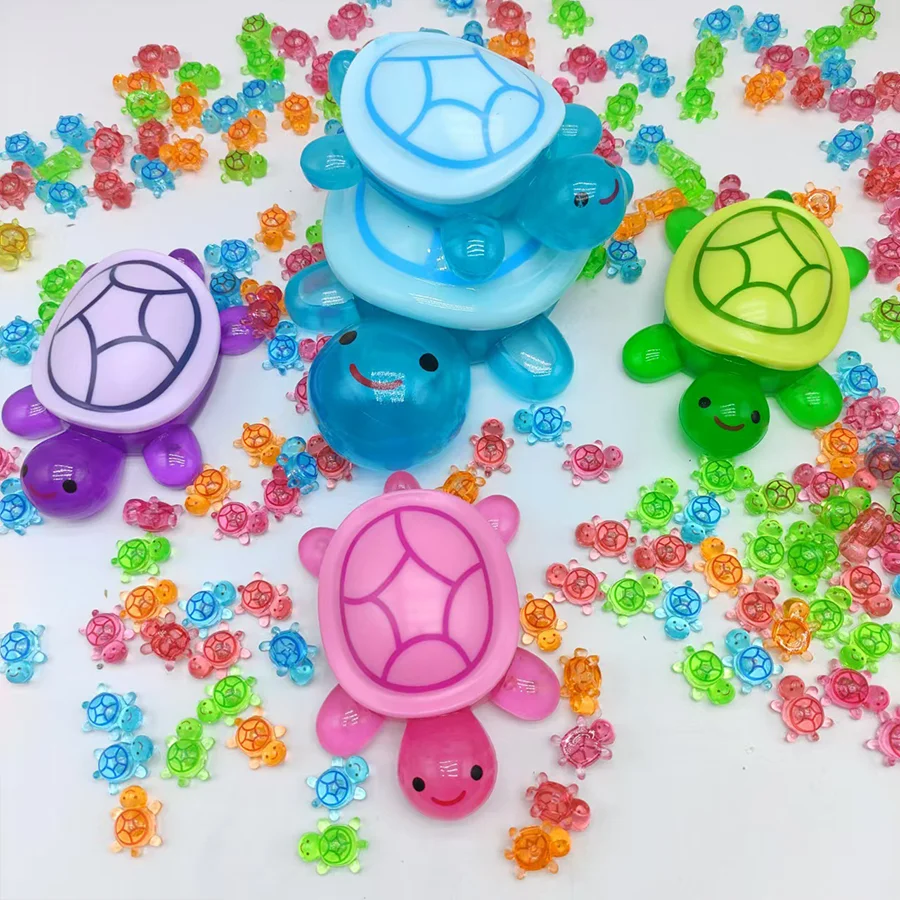 1pc 17cm Giant Turtle Night Light Storage Box | Cute Turtle Doll Storage Box Shell ,Essential Cute Turtle Desktop Display ﻿