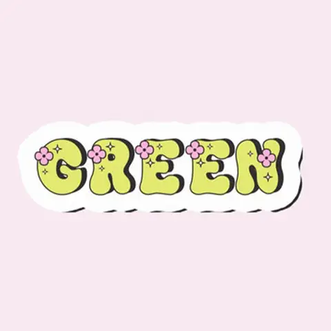 Customized name personalized stickers, customized stickers, personalized hippie flower labels, name stickers, colorful customize