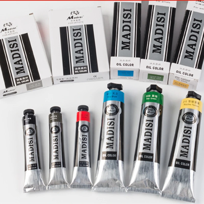 

170ml Matisse oil paint aluminum tube student artist with painting paint oil painting art supplies acrylic paint supplies