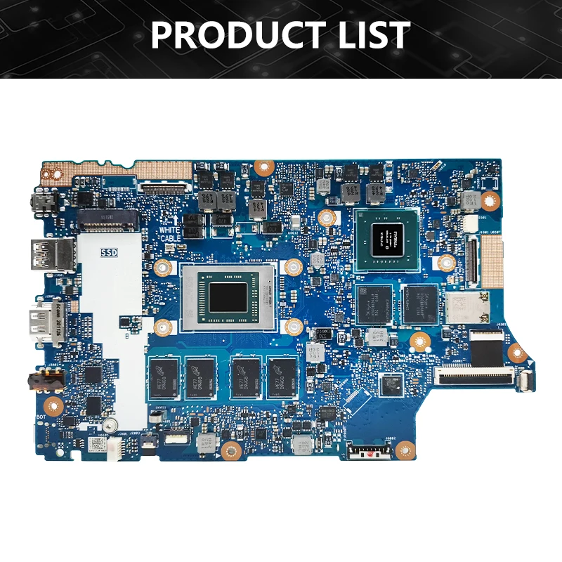 UX562IQ Mainboard Laptop ASUS Zenbook Q507IQ UX562I Q507I CPU Motherboard R5 R7 8GB 16GB-RAM GPU V2G 100% tes OK