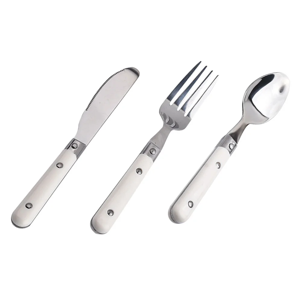 Infant Training Utensils Children's Knife Fork Spoon Flatware Stainless Steel Unique Silverware