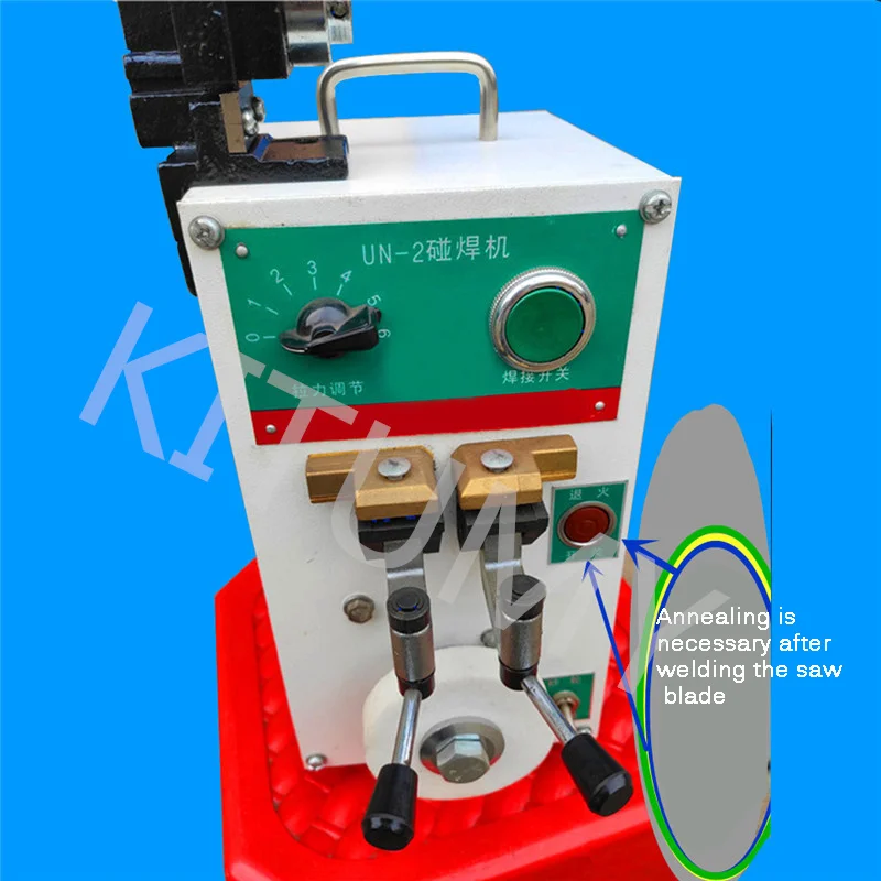 UN-2 Portable Electric Welder Portable 2KW 220V Small Saw Blade Butt Welder Saw Blade/Band Saw Blade Welding Machine Touch Weldi