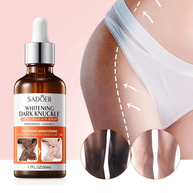 1/3Pcs Dark Knuckles Lightening Serum Hand Knuckle Elbows Knee Lighten Oil Intense Stains Remover Products Beauty Body Care 50ml