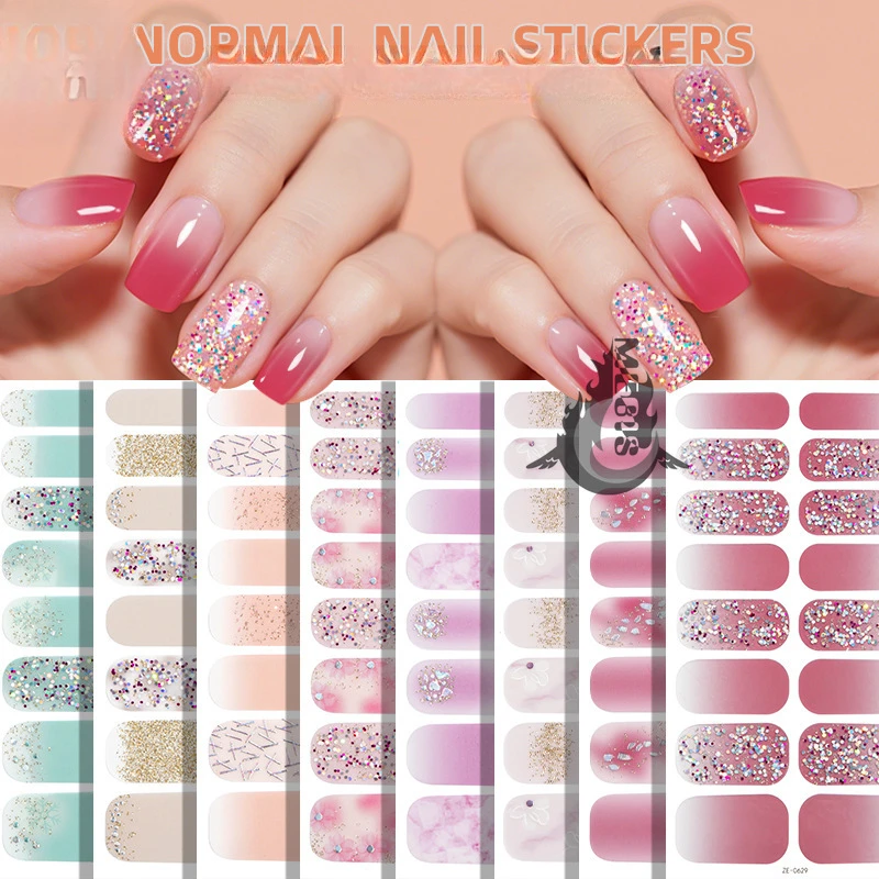 MEBIS 16 Puntas Blanco ‌   Pegatinas Tamagotchi Seal uñas postizas mujer pegatinas adhesivas para uñas decoración de personajes decoración artística de uñas