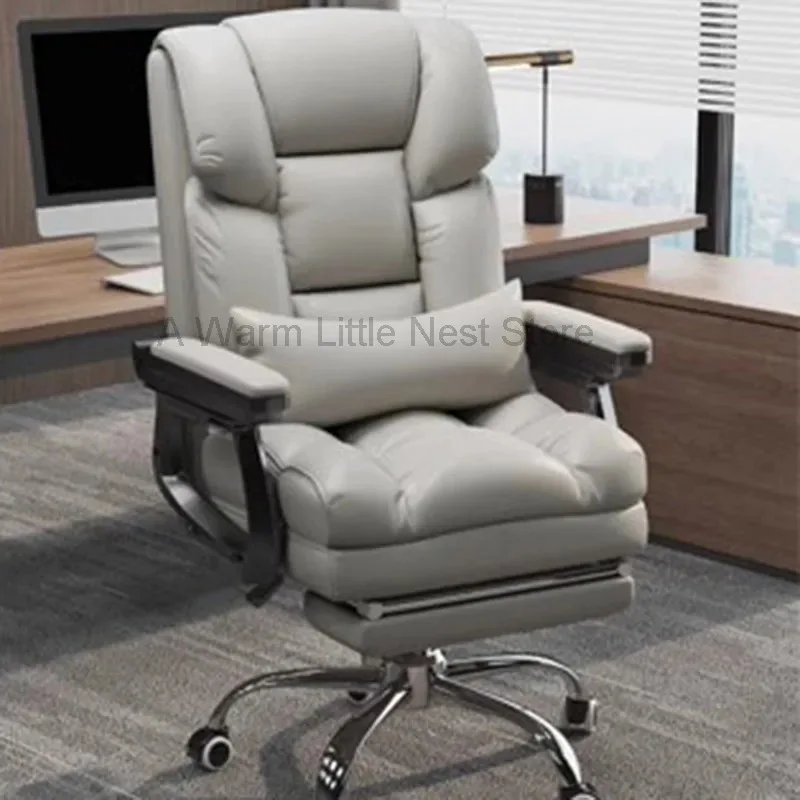 Comfy Office Chair Designer Mobile Ergonomic Home Rolling Comfortable Chair Home Computer White Sillas De Escritorio Furniture