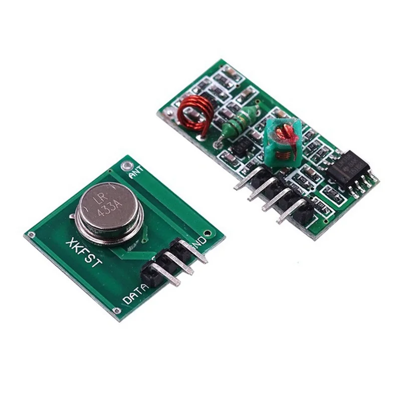 -MEOF 1 Set 433MHZ Ultra Module Wireless Transmitter Module Kit Burglar Alarm Transmitter Receiver Portable Frequency Module Set