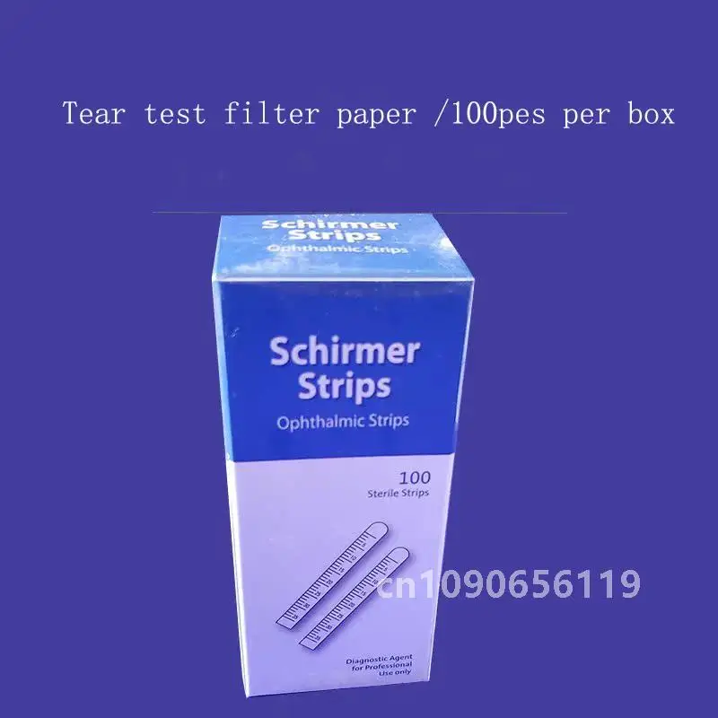 Indian fluorescein sodium test paper tear test filter paper fluorescent strip eye examination tool individual package